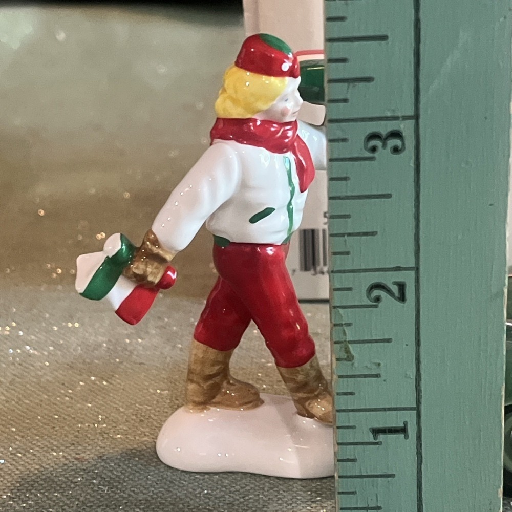 Dept 56 The Original Snow Village "Pizza Delivery" #54866-Excellent! - Picture 11 of 12